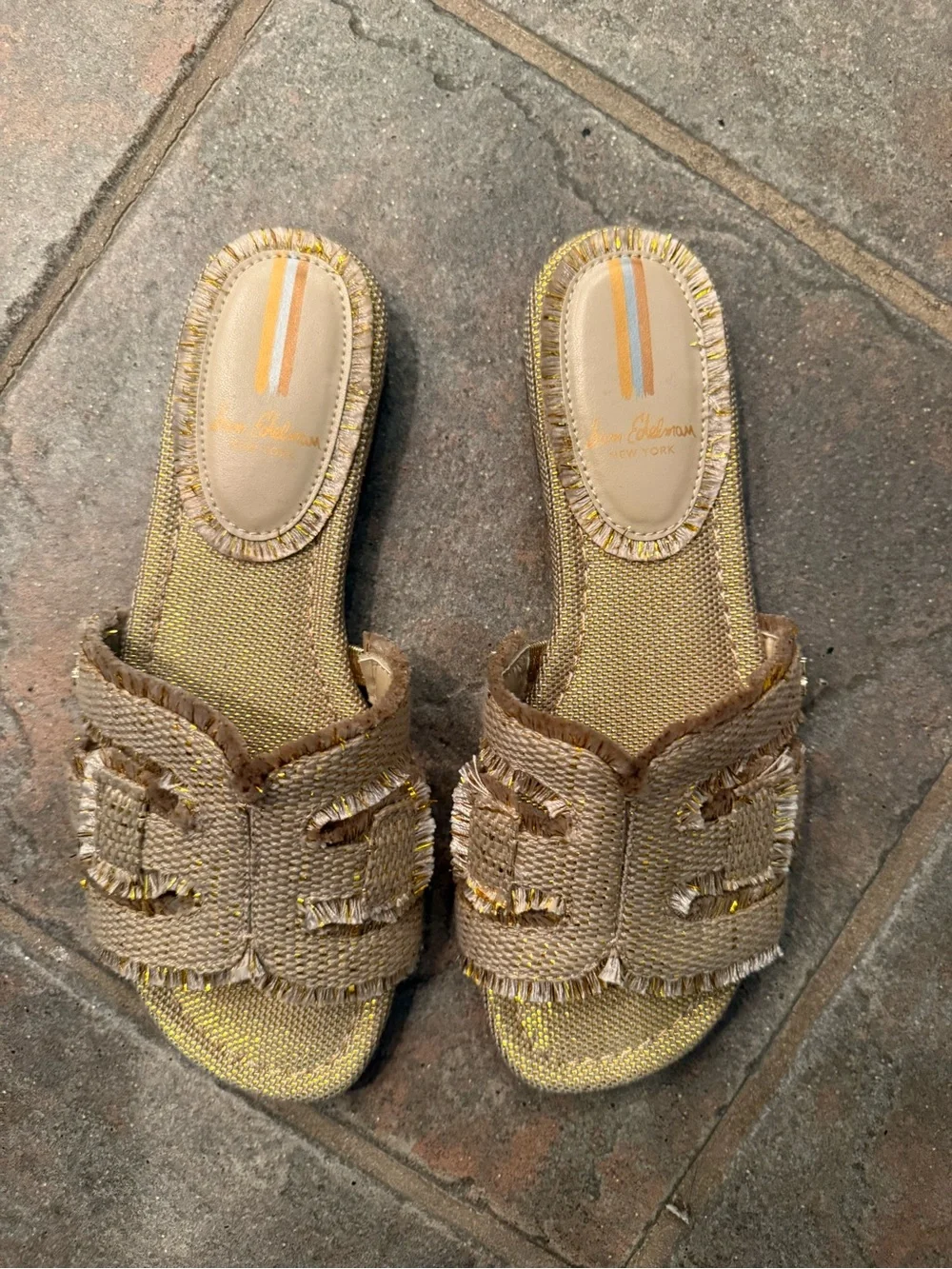 Size 6 -Sam Edelman Bay Fray Slide Sandal. Original $120 - selling for $25 - Picture 4 of 5